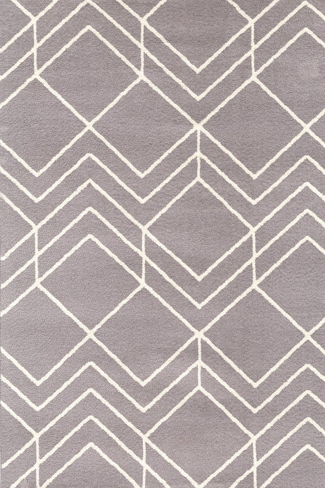 Sintelon tepih Creative 74SWS Sintelon tepih Creative 74 SWS u sivoj boji sa bijelim geometrijskim linijama, ultra soft touch mikrofiber, debljina 11 mm.