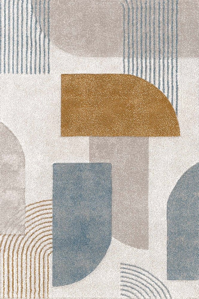 Sintelon tepih Vegas Home 44WYE Sintelon tepih Vegas Home 44 WYE – geometrijski dizajn sa svijetlosivim nijansama, bijelim akcentima, plavim elementima i žutim detaljima.