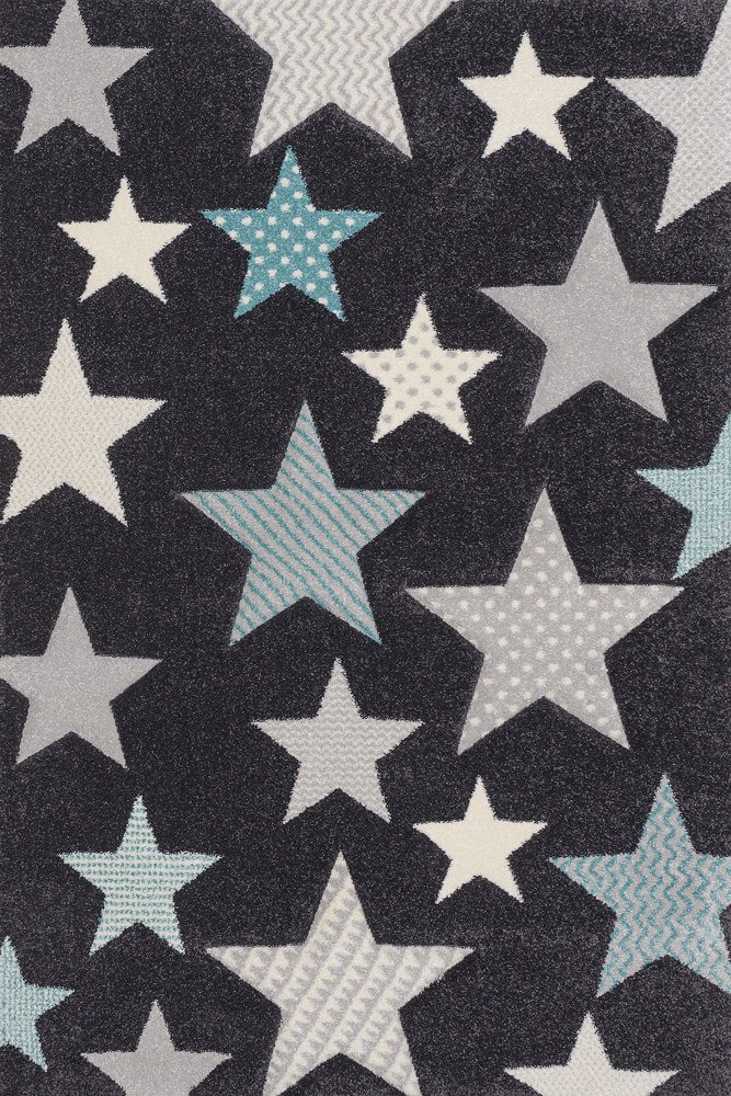 Sintelon tepih Pastel Kids 49GSG Sintelon dječiji tepih Pastel Kids 49 GSG sa zvjezdicama na tamnoj podlozi