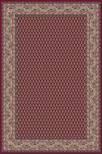 Sintelon tepih Solid 03CPC klasični bordo dezen sa sitnim ornamentima i bordurom