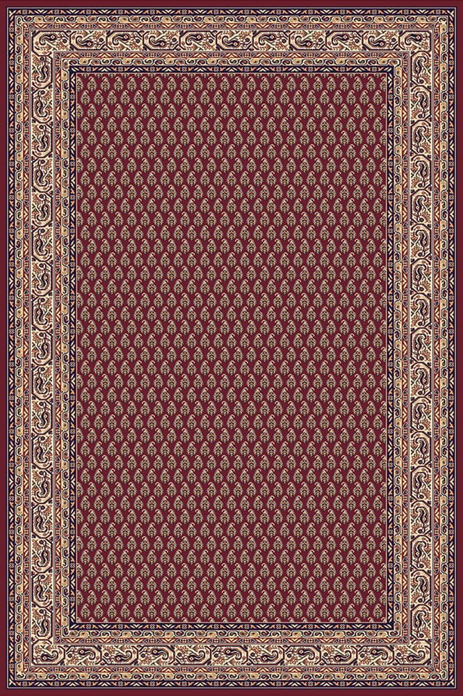 sintelon-tepih-solid-03cpc Sintelon tepih Solid 03CPC klasični bordo dezen sa sitnim ornamentima i bordurom