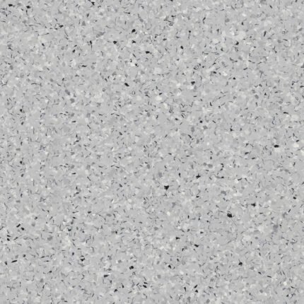 Antistatički pod iQ Toro SC Grey 0101 u svijetlosivom granuliranom dezenu sa diskretnim crnim, tamnosivim i bijelim detaljima za profesionalne prostore.